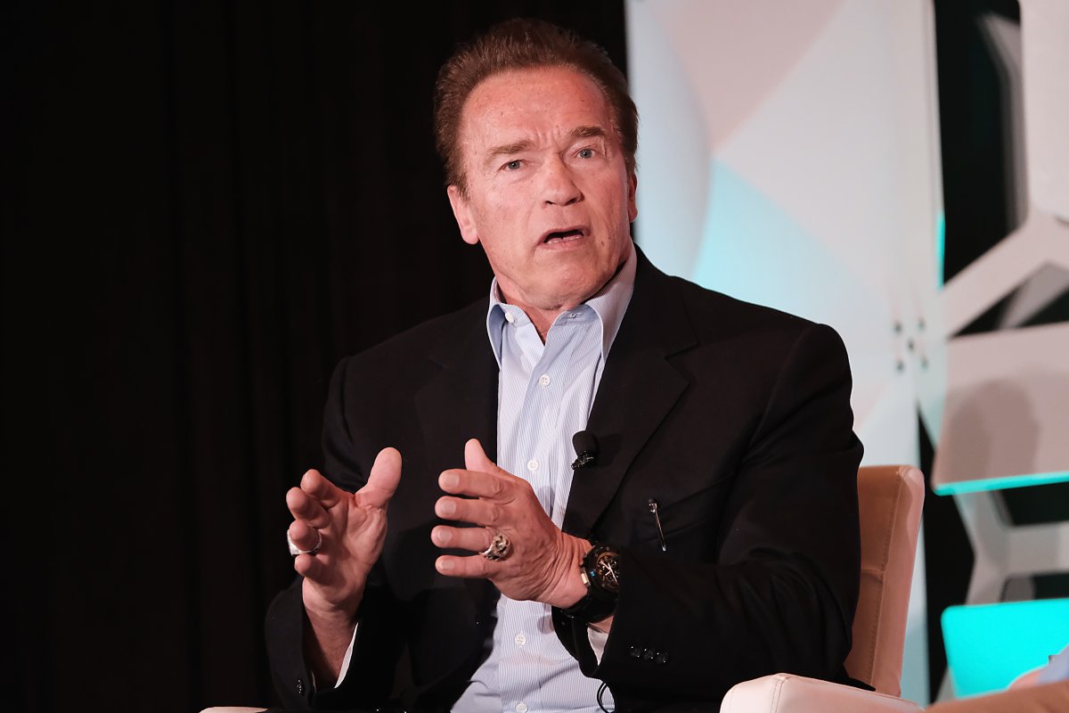 Arnold Schwarzenegger, Former Governor of California speaks onstage at Arnold Schwarzenegger Joins POLITICO's Off Message during SXSW on March 11, 2018 in Austin, Texas.