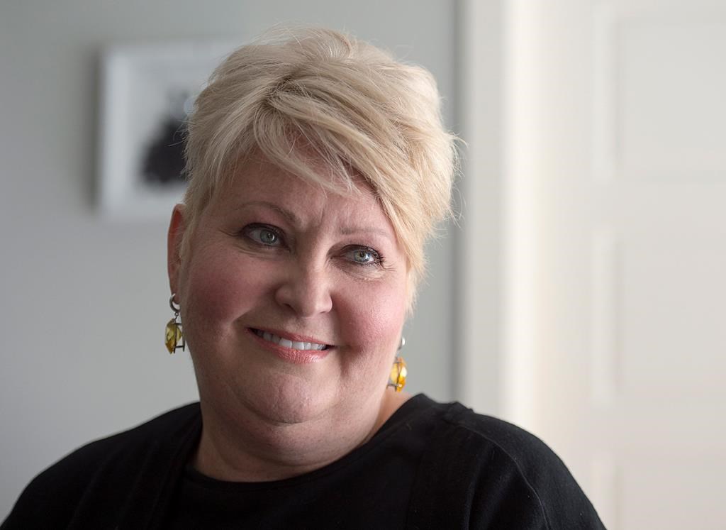 Audrey Parker, diagnosed with stage-four breast cancer which had metastasized to her bones and has a tumour on her brain, talks about life and death at her home in Halifax on Tuesday, Oct. 23, 2018. Parker, who is terminally ill and plans to end her life Thursday with medical assistance, says she has embraced her fate, sought the comfort of friends and wasted no time feeling sorry for herself in the two years since her diagnosis. THE CANADIAN PRESS/Andrew Vaughan.