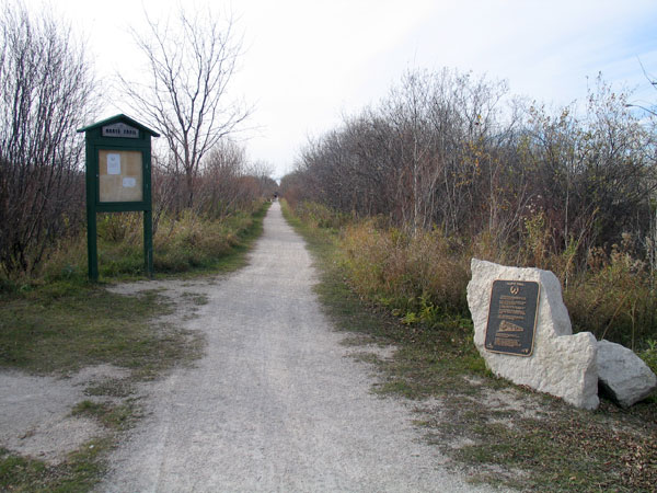 Police charged a man with sexual assault on Charleswood's historic Harte Trail.