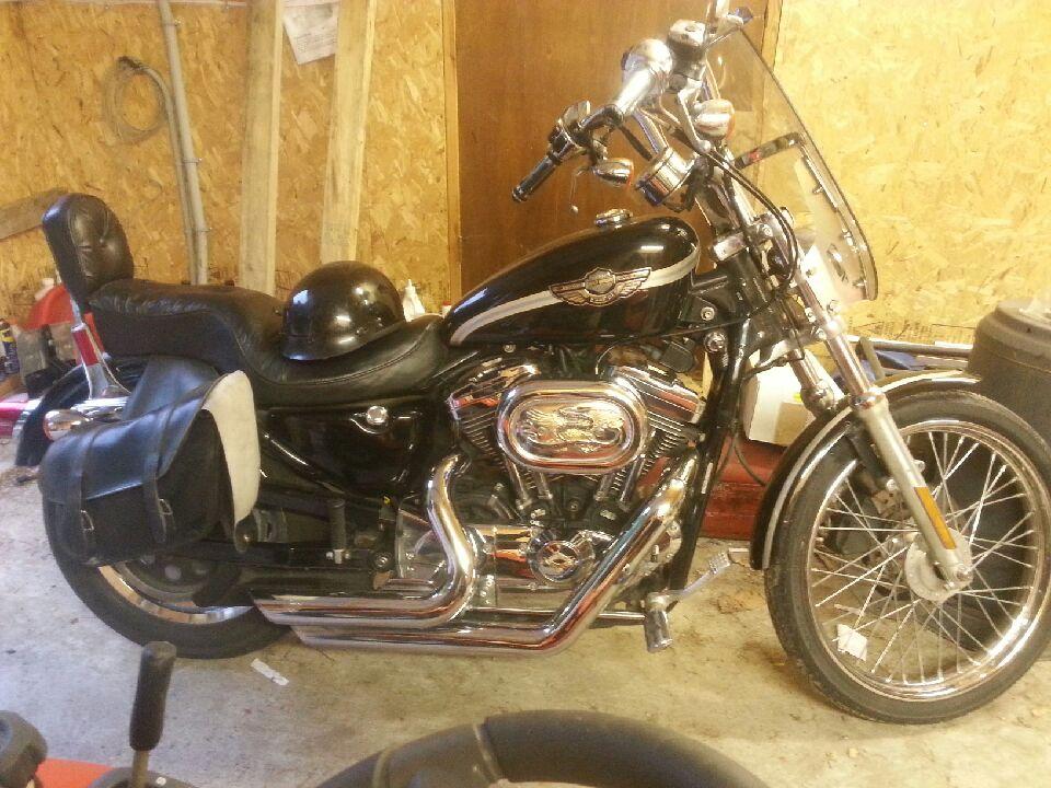 Bancroft OPP say this motorcycle was stolen from a home in Faraday Township.
