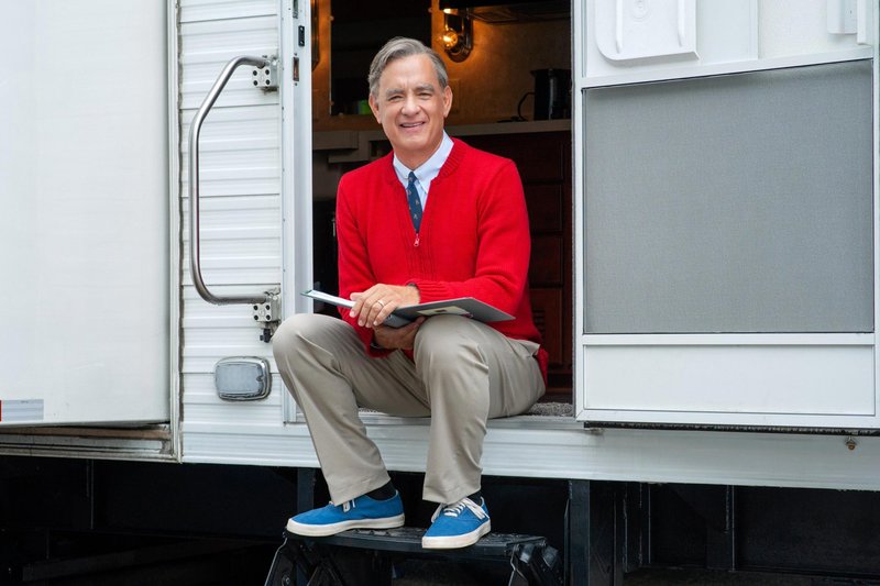 Tom Hanks as 'Mr. Rogers.'.