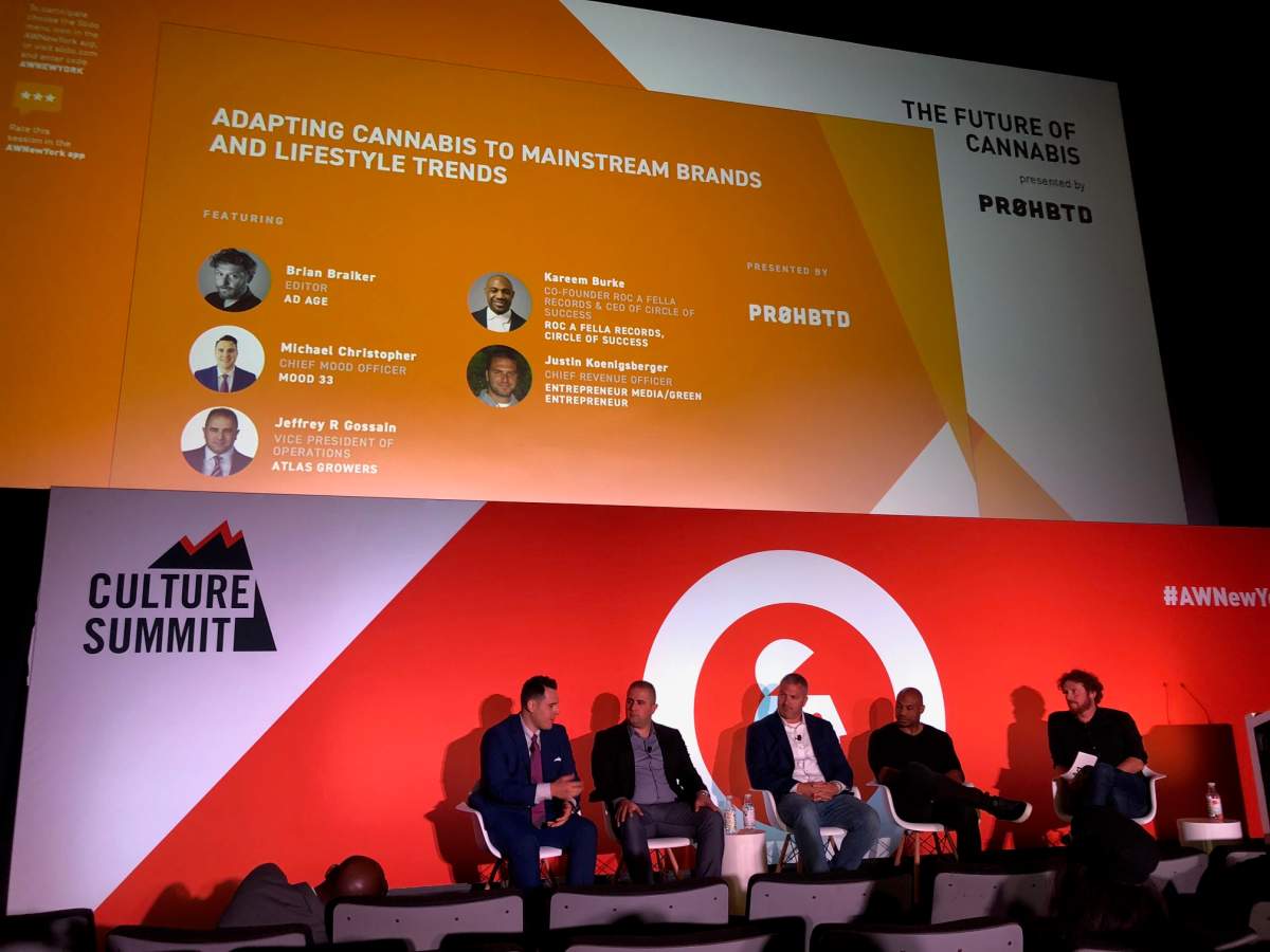 Atlas Growers executive speak during Advertising Week in New York, NY.