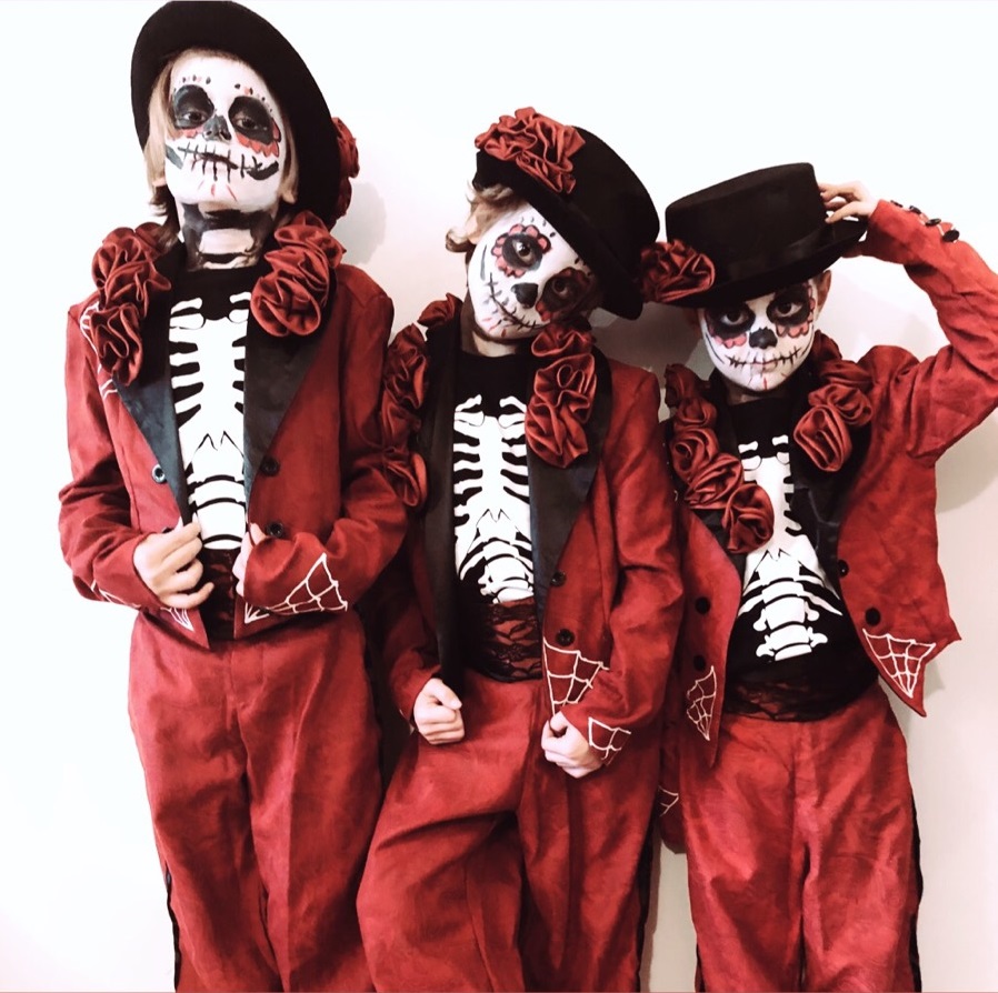 Alex, Austin and Jett are ready for Halloween.