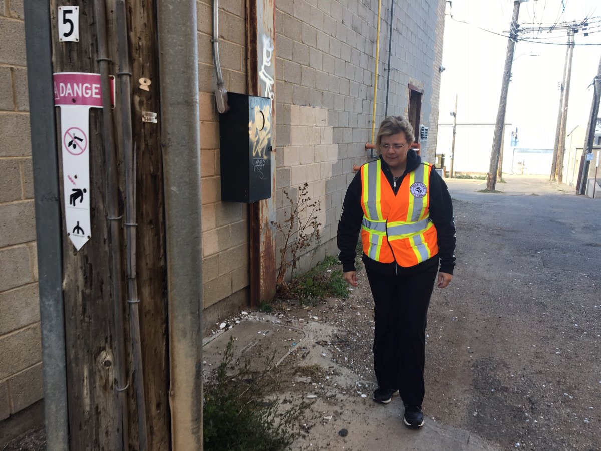 Kim Longstreet is with Brandon's Bear Clan.  She said the group has been busy this year safely taking and discarded dirty needles from Brandon's streets. 