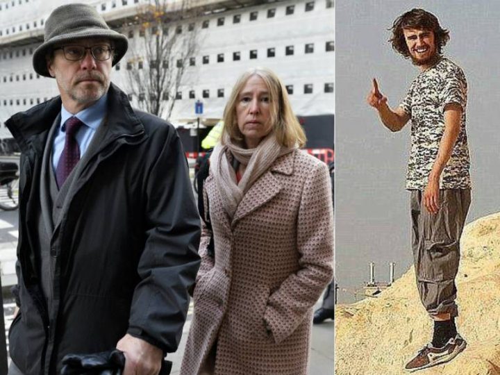 At left, John Letts and Sally Lane, parents to Jack Letts, right, who has been dubbed "Jihadi Jack" in the media.