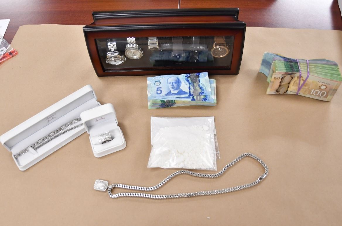 Police seized roughly $20,000 in jewelry. 