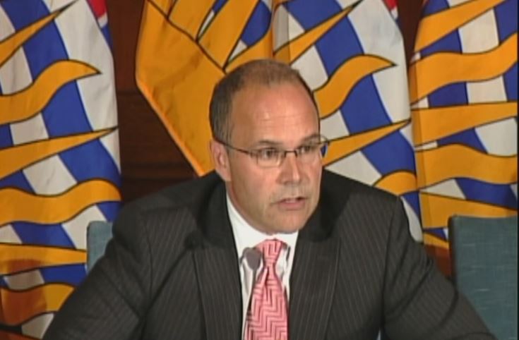 Robert Kroeker speaks to media during the release of a report on initiatives to crack down on money laundering in 2011. 
