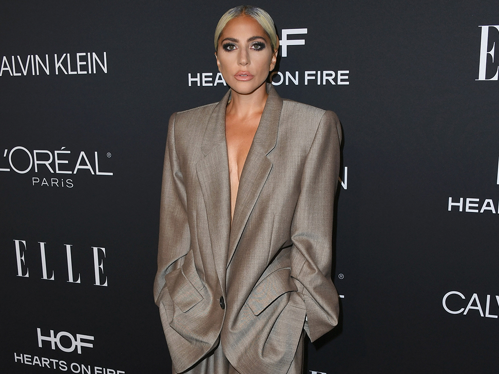 Lady Gaga attends ELLE's 25th Annual Women In Hollywood Celebration at Four Seasons Hotel Los Angeles at Beverly Hills on October 15, 2018 in Los Angeles, California. 
