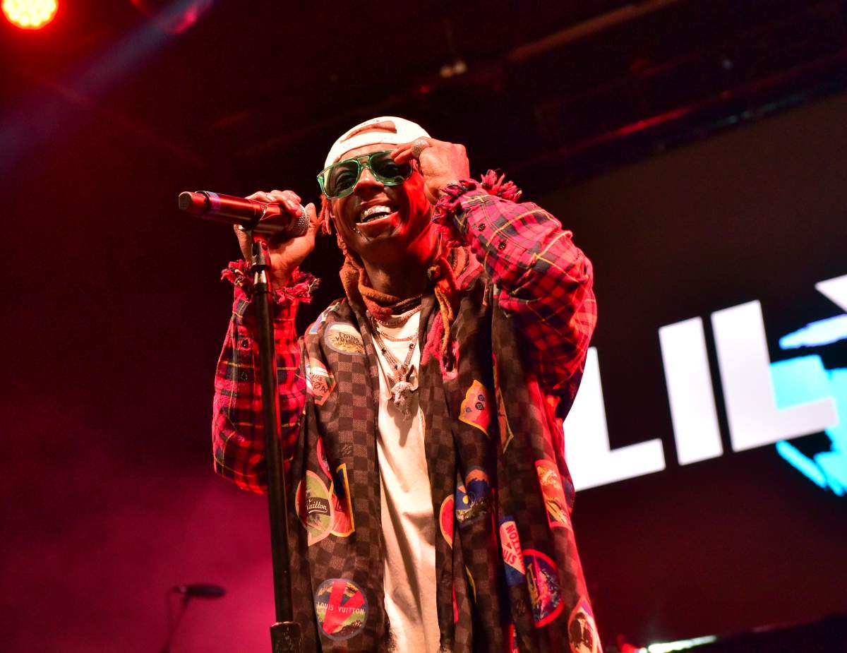 Lil Wayne performs at 2018 A3C festival at Georgia Freight Depot on Oct. 7, 2018 in Atlanta, Geor.