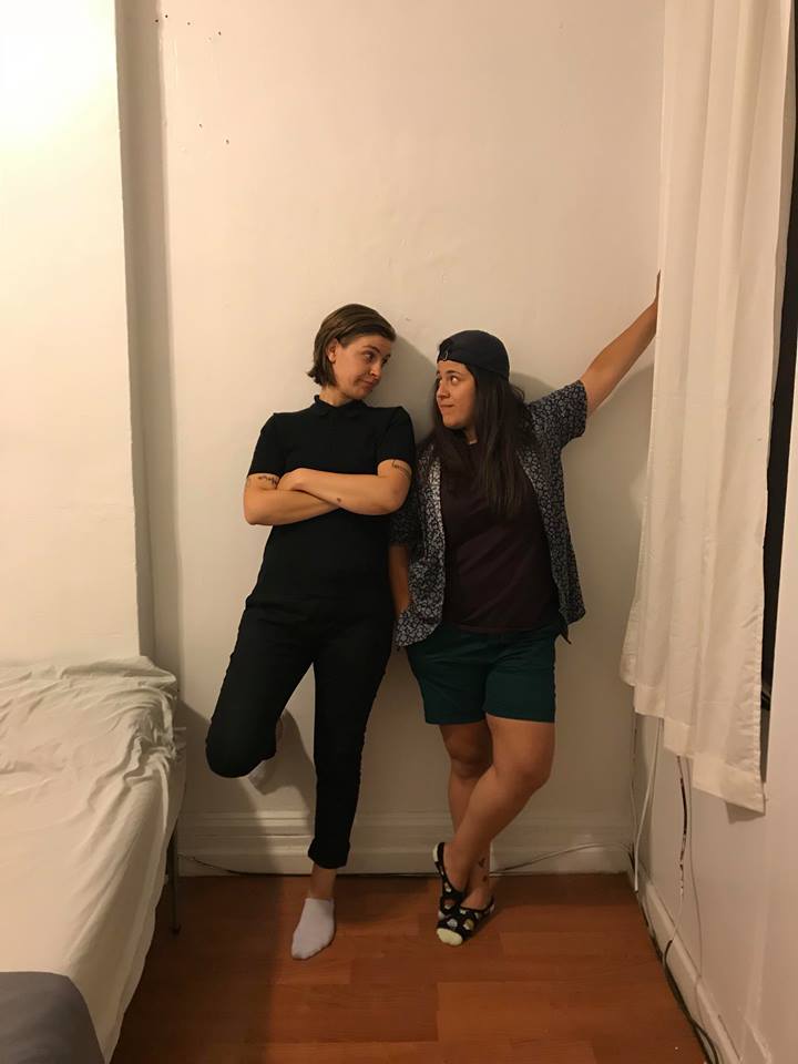 Jenna Toppan (left) with one of her chosen family members.