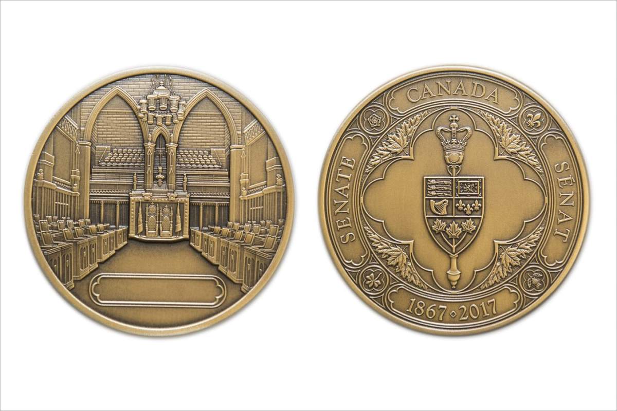 A Canada 150 medal.