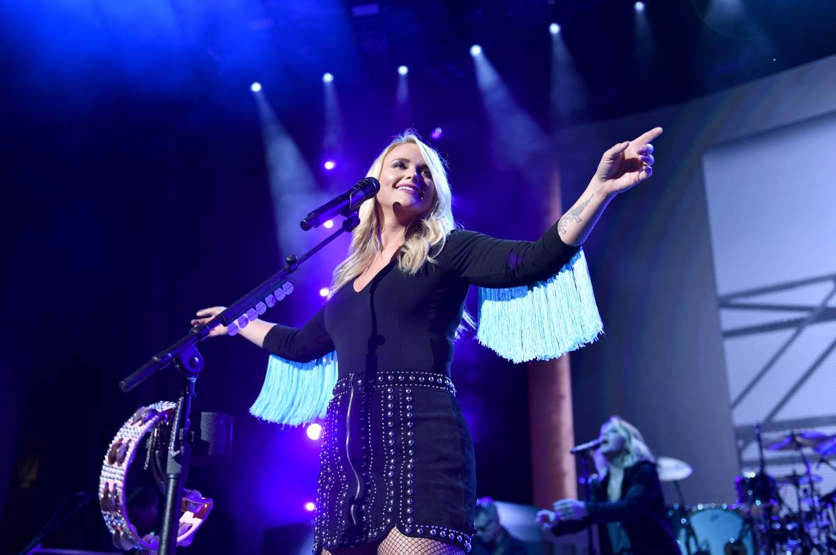 Miranda Lambert performs during The Bandwagon Tour at Xfinity Center on July 21, 2018, in Mansfield, Mass.