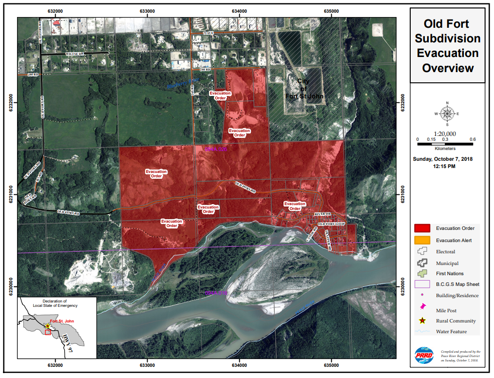 The entire community of Old Fort is now under an evacuation order due to a landslide that occurred last week.