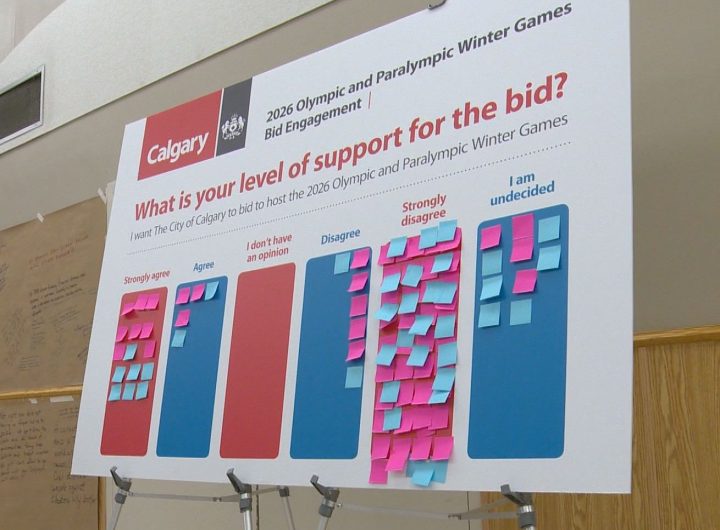 Dozens turned out to the first of six 2026 Olympic bid open houses in Calgary on Tuesday.