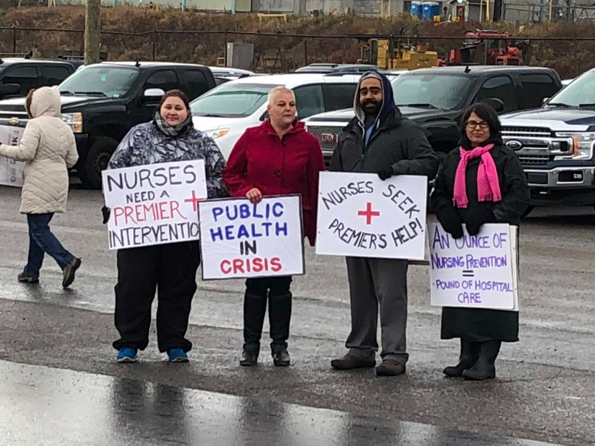 Public health nurses in Thunder Bay have been on strike since Oct. 16.
