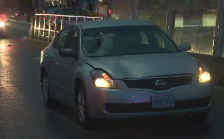 A man in his 40s was struck by a vehicle at Weston Rd. and St. Clair Ave. in Toronto on Oct. 29, 2018.