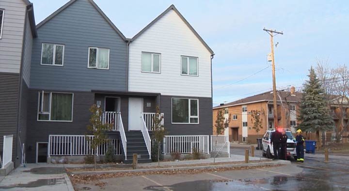 The Saskatoon Fire Department said the body of a woman was found in a basement suite at the scene of a fire.