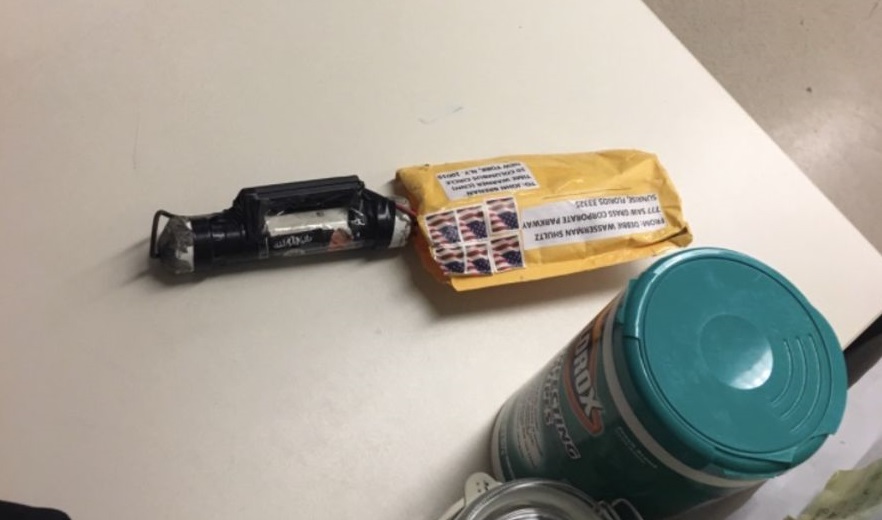CNN posted a photo of the explosive device sent to them on Oct. 24, 2018.