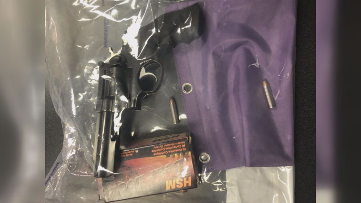 A Ruger .357 handgun seized in a Saskatchewan drug bust.