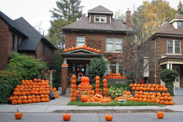 The annual lighting of pumpkins on Glenfern Avenue in Hamilton is set for 6 p.m. on Halloween.