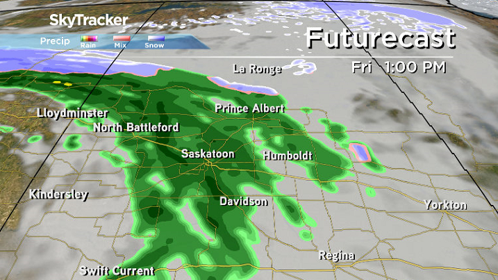 Rain is on the way to wrap up the second week of October on Friday.