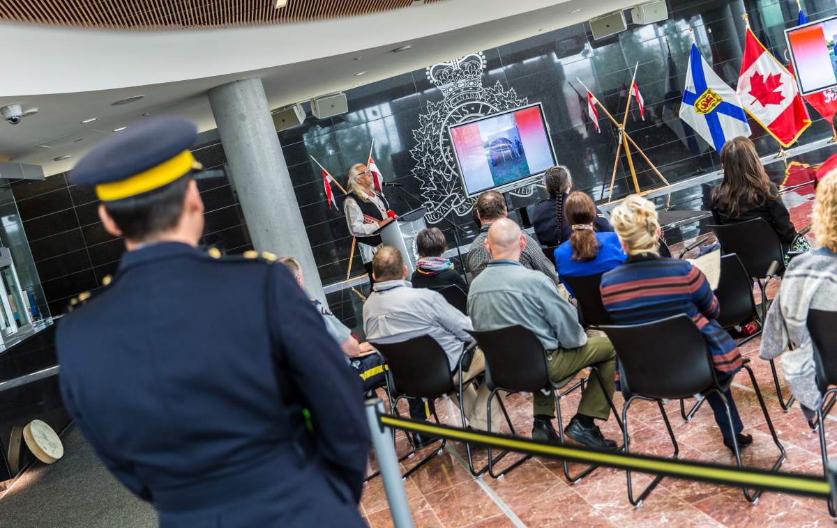 Nova Scotia RCMP have constructed a permanent sweat lodge at their provincial headquarters -- a first for Canada's national police force. 
