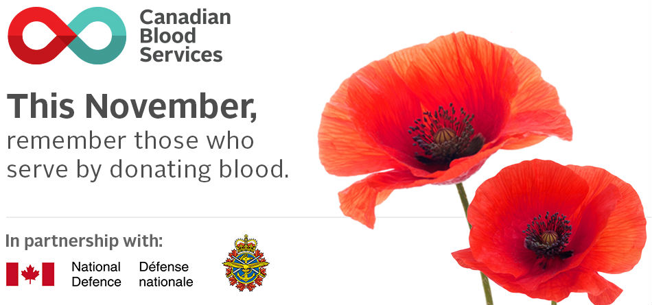 Give Blood For Remembrance Day - image