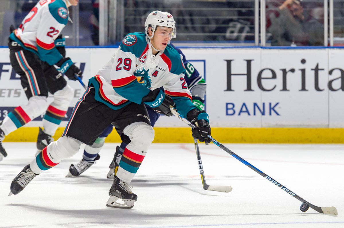 The Kelowna Rockets have acquired overage forward Lane Zablocki from the Victoria Royals in exchange for a fourth round pick in 2021 and a seventh round pick in 2019.