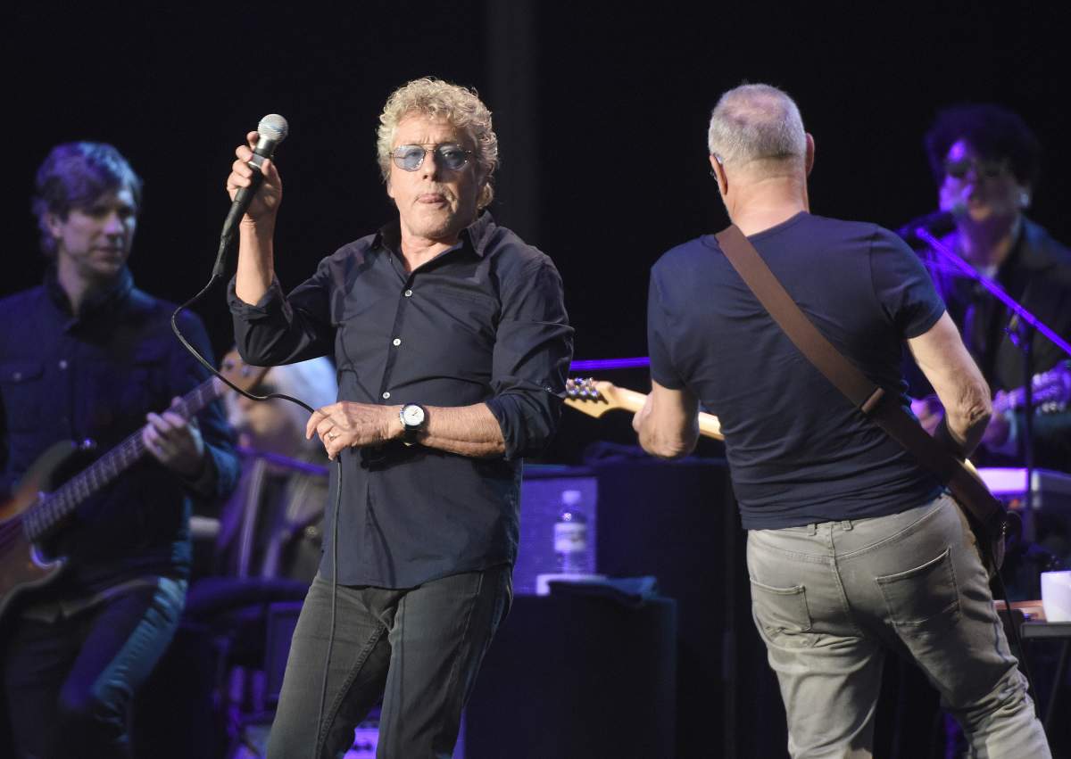 Roger Daltrey (L) and Pete Townshend of The Who perform during the 2017 Outside Lands Music and Arts Festival on Aug. 13, 2017 in San Francisco, Calif.
