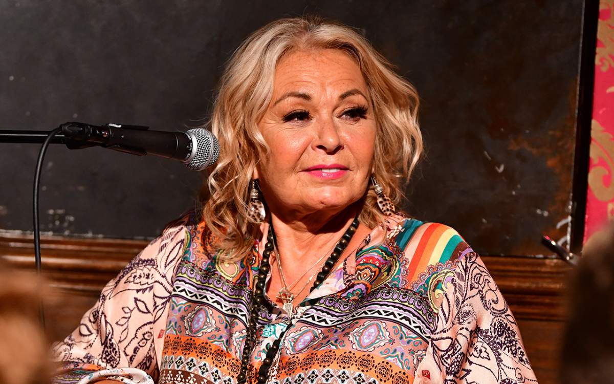Roseanne Barr attends live podcast at Stand Up NY on July 26, 2018 in New York City. 