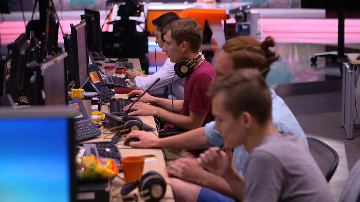 The Kremlin-funded broadcaster RT provides the Russian view of global events, which at times can seem like a parallel universe to the version portrayed on American networks.