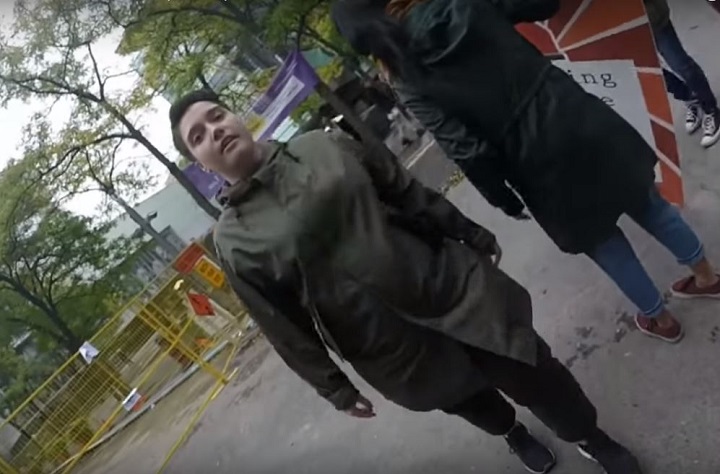 Toronto Against Abortion alleges that Gabby Skwarko was the person who attacked their protesters during a rally near Ryerson.