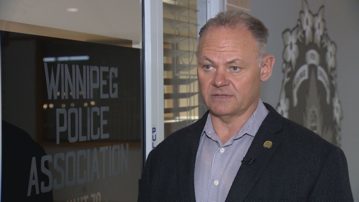 Moe Sabourin, head of the Winnipeg Police Association.