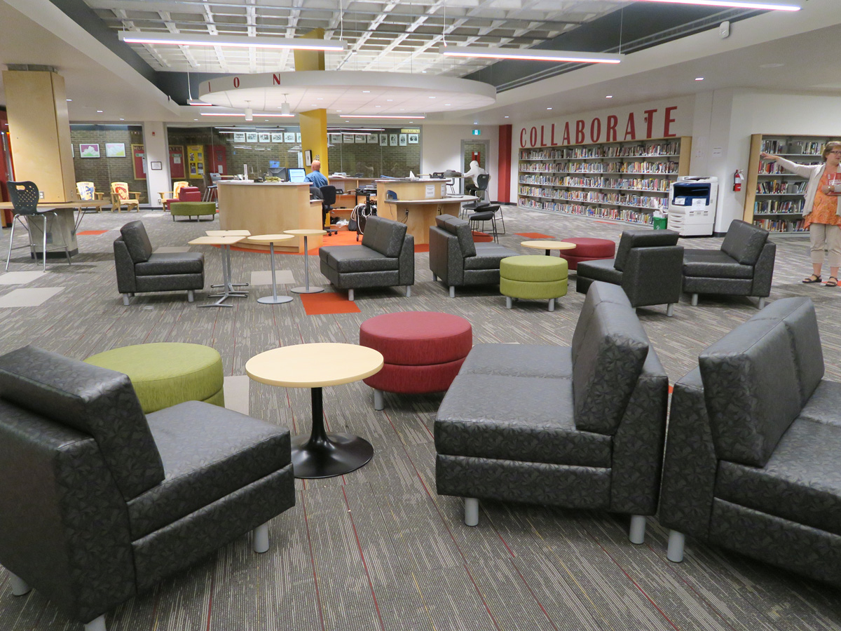 The $1.6-million Library Learning Commons at Saunders Secondary School was officially unveiled on Oct. 3, 2018.