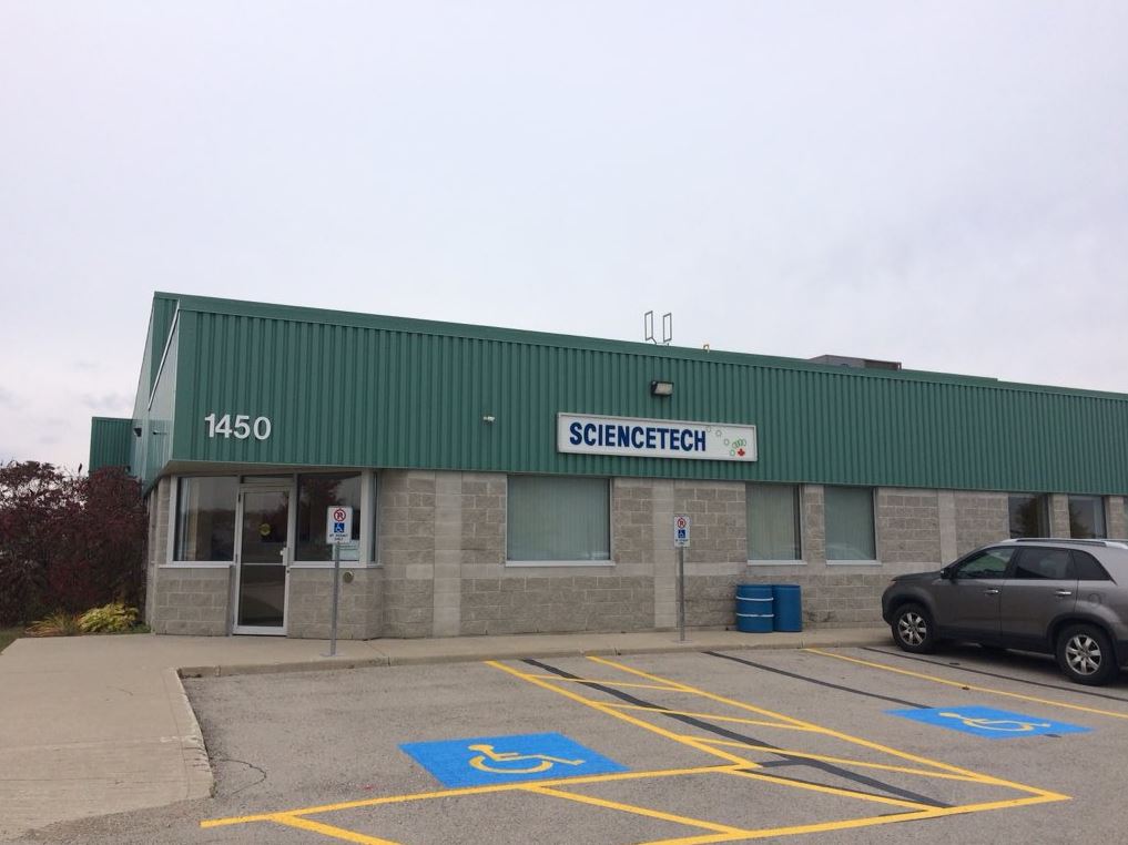 Sciencetech unveiled its new facility on October 26, 2018.