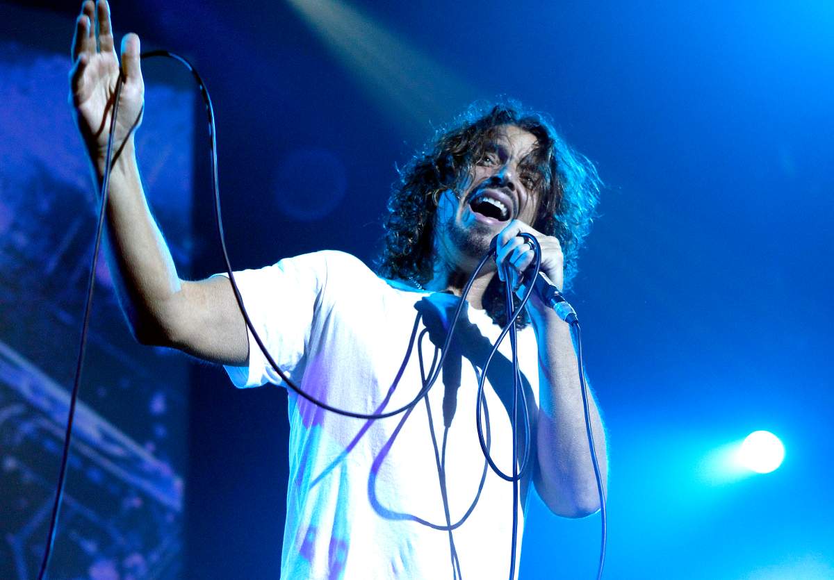 Chris Cornell of Soundgarden performs at Brixton Academy on Sept. 19, 2013, in London, England.