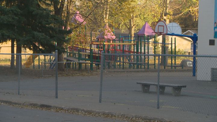 A woman says she was approaching Leo Nickerson Elementary School in St. Albert on Saturday night when she noticed a man coming from the direction of a playground before he exposed his genitals to her.