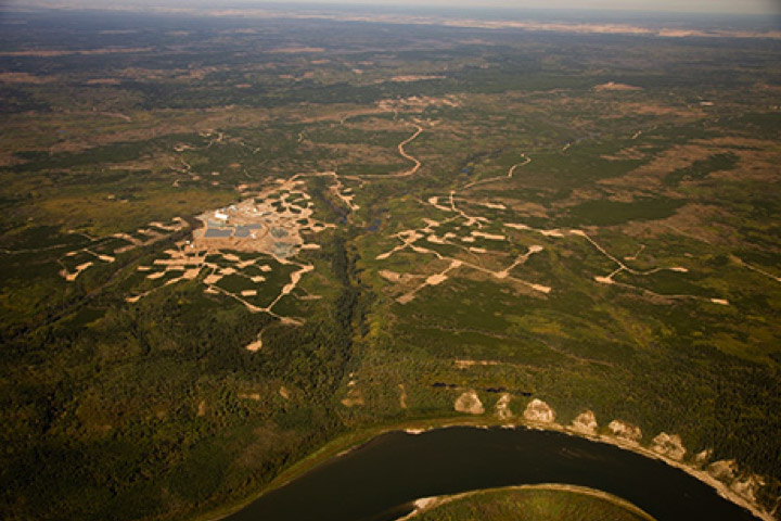 Aerial view of the Star-Orion South Diamond project east of Prince Albert, Sask.