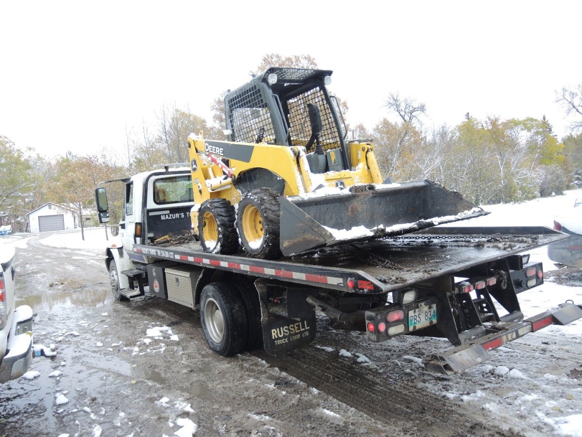 RCMP recovered a trailer and other stolen goods Thursday.