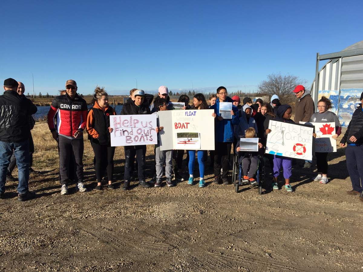A couple dozen people gathered Saturday morning to show their support for the club.