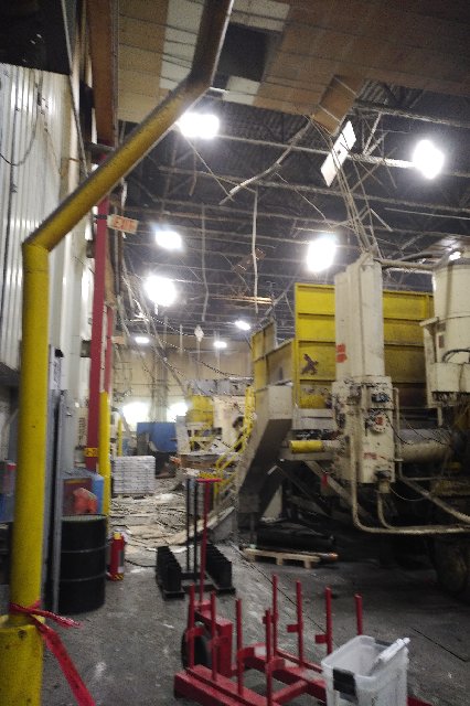 A view inside the Meridian plant on High Street East in Strathroy following an explosion on the evening of Monday, Oct. 22, 2018. 