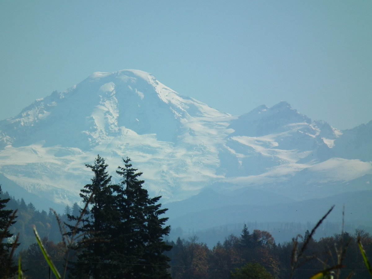 The view of Mount Baker from Sumas on Wednesday, Oct. 17. 