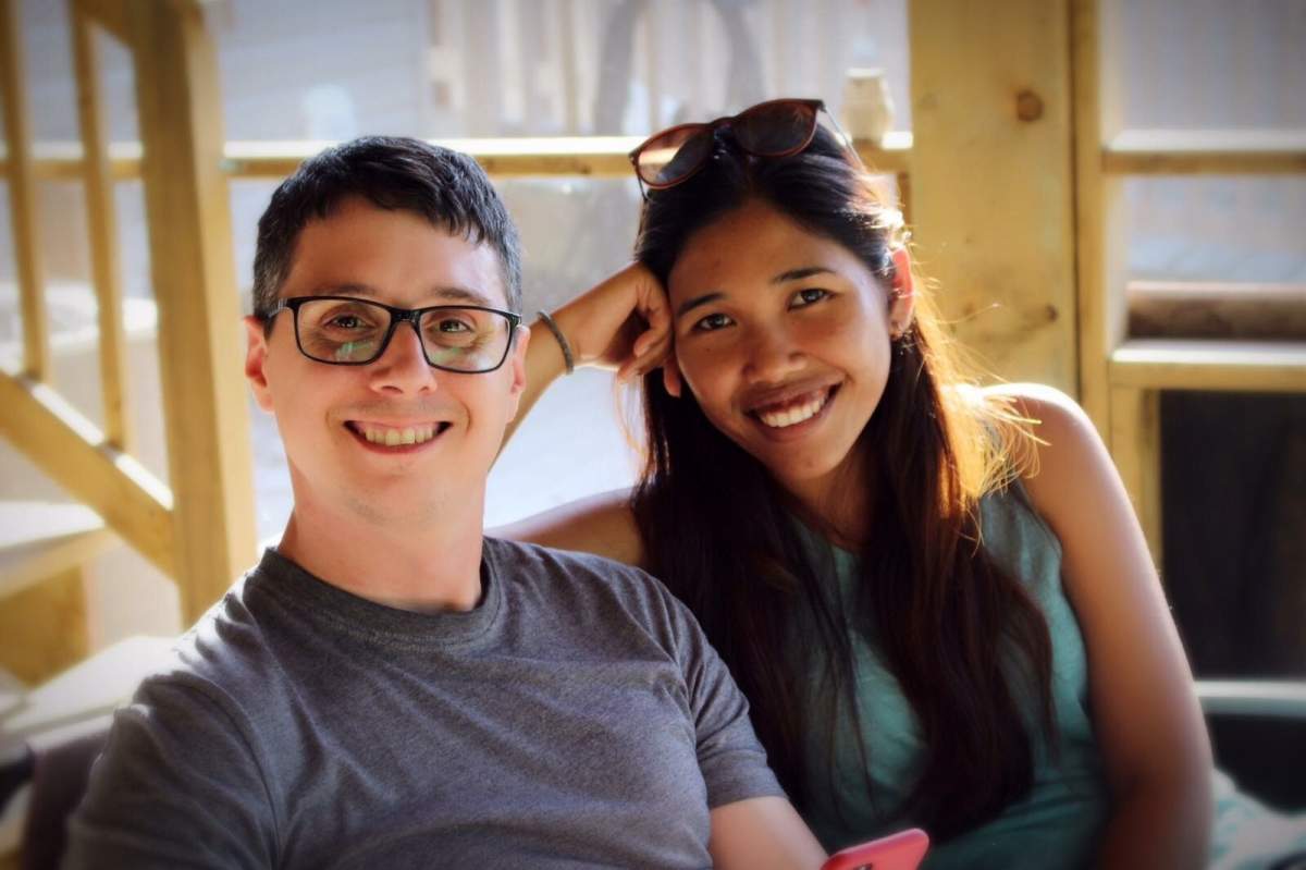 Tony Schaefer and his wife Socheata.