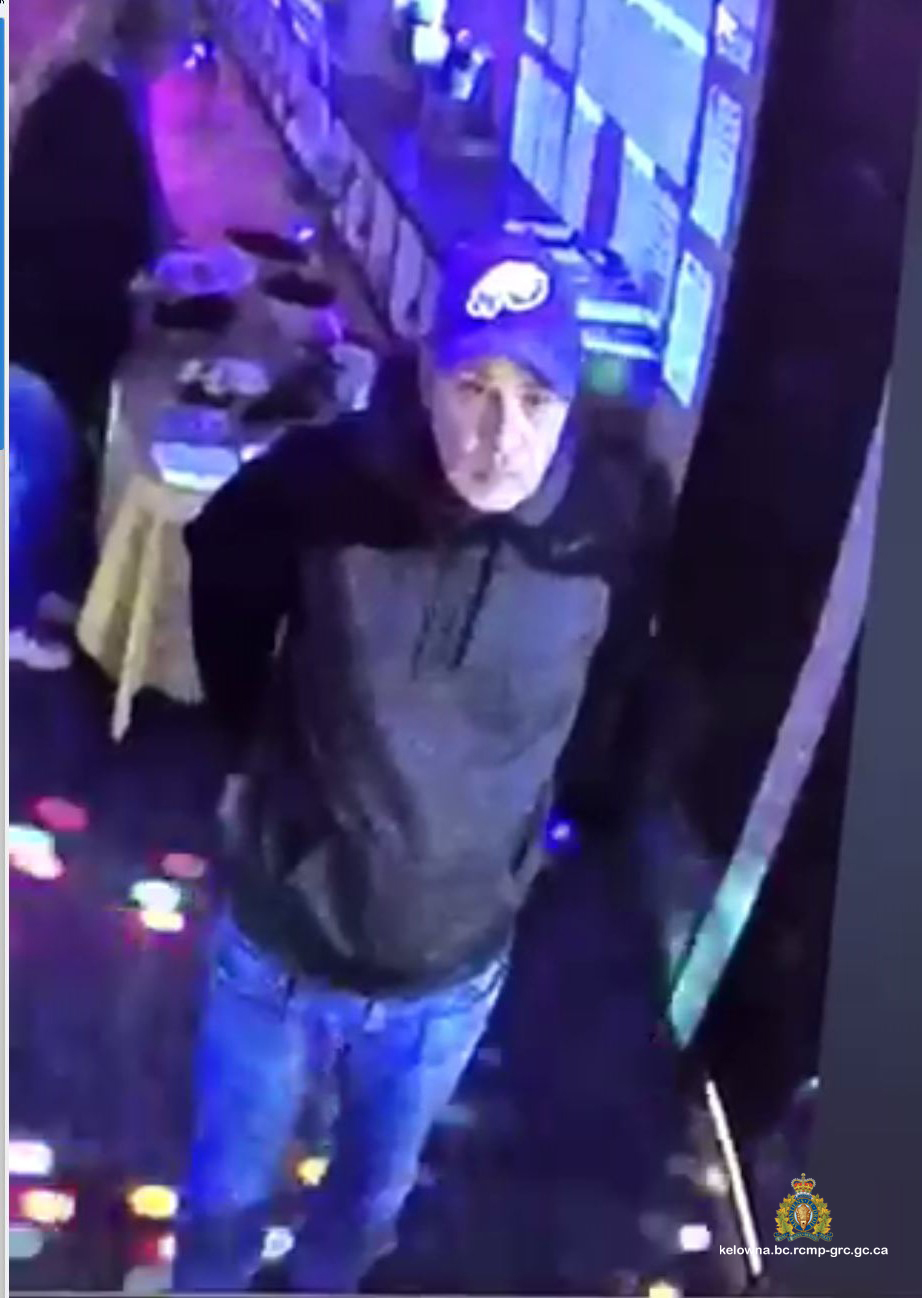 Alleged thief caught on camera in Kelowna - image
