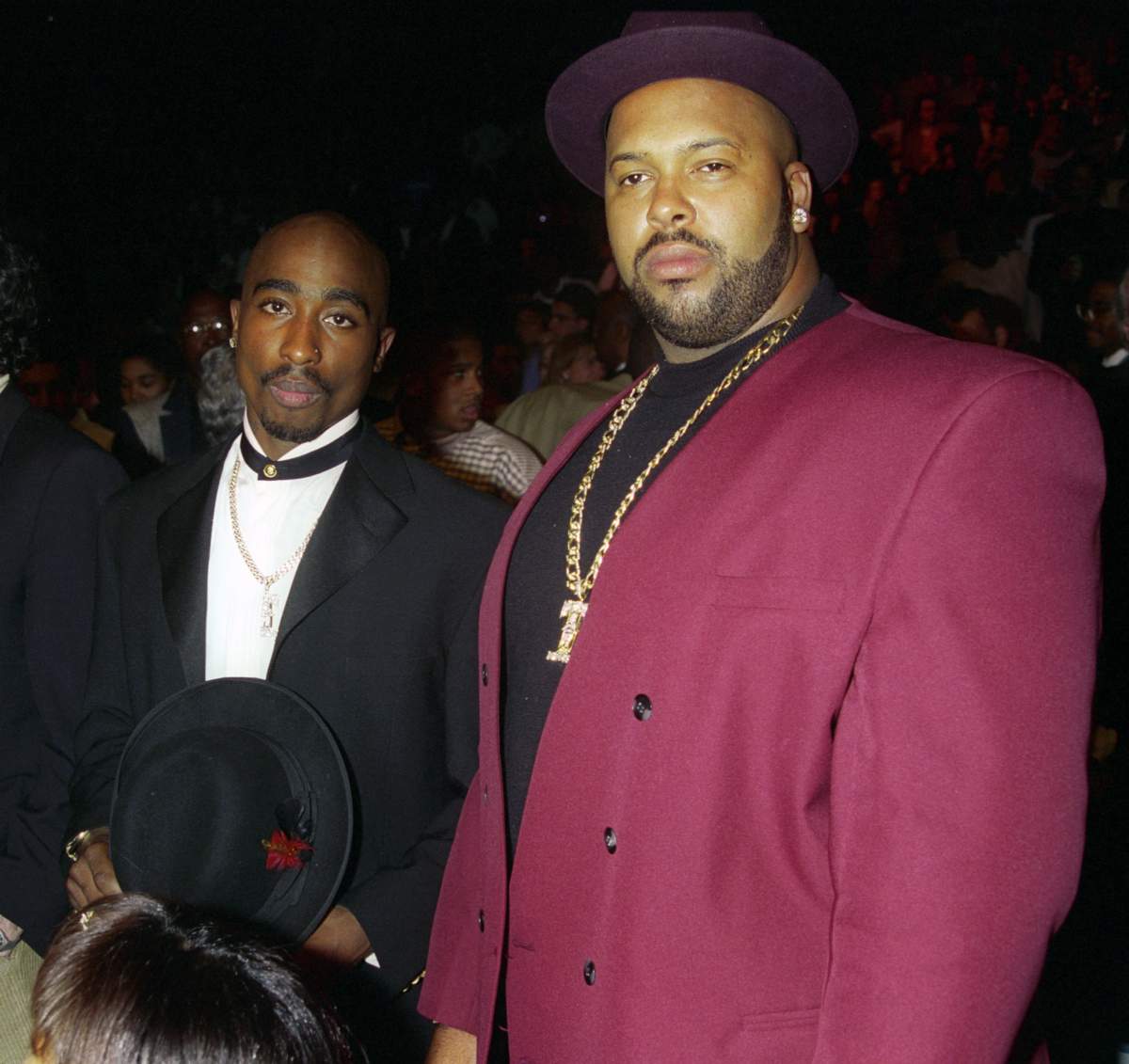 File photo of Tupac Shakur and Marion "Suge" Knight.