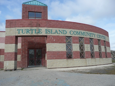 The advance voting location has moved to the Turtle Island Community Centre, 510 King St.