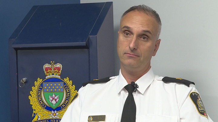 Max Waddel with the Winnipeg Police Service Organized Crime Unit.