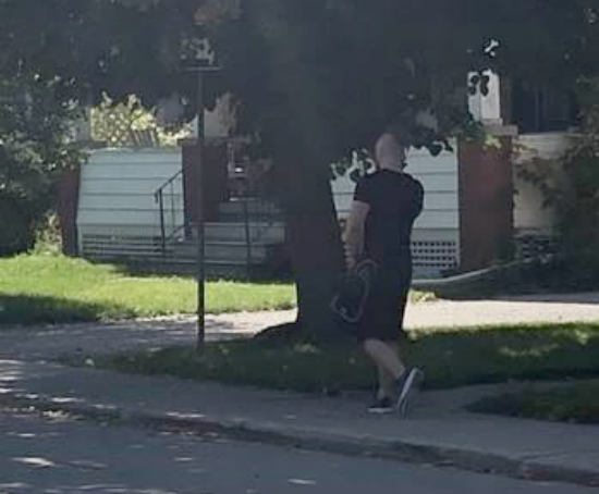 Photo of a male party of interest Woodstock police are looking for in an ongoing indecent act probe.