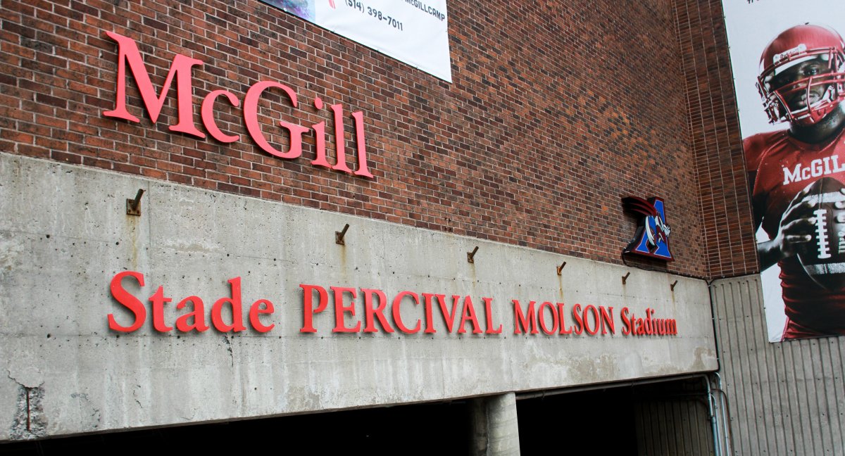 The Pervical-Molson Memorial Stadium in Montreal, Que.