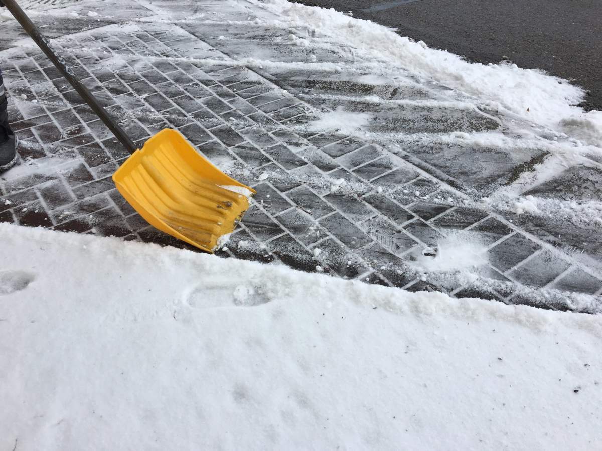 How long do you have to clear the sidewalk in front of your house after it snows? .